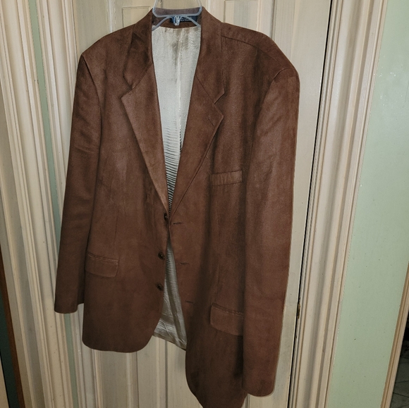Mens sz 46 T Lord & Taylor Fifth Avenue Collection Blazer Sport Coat Microfiber - Picture 14 of 14